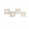 Luminaires Grossmann Éclairage Led|Applique murale Grossmann Karree LED Cuivre, 4 lumières