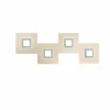 Luminaires Grossmann Éclairage Led|Applique murale Grossmann Karree LED Titane, 4 lumières