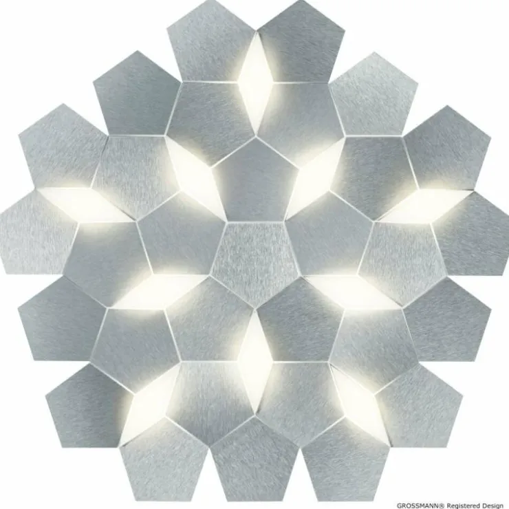 Luminaires Grossmann Éclairage Led|Applique murale Grossmann Karat LED Aluminium, 10 lumières