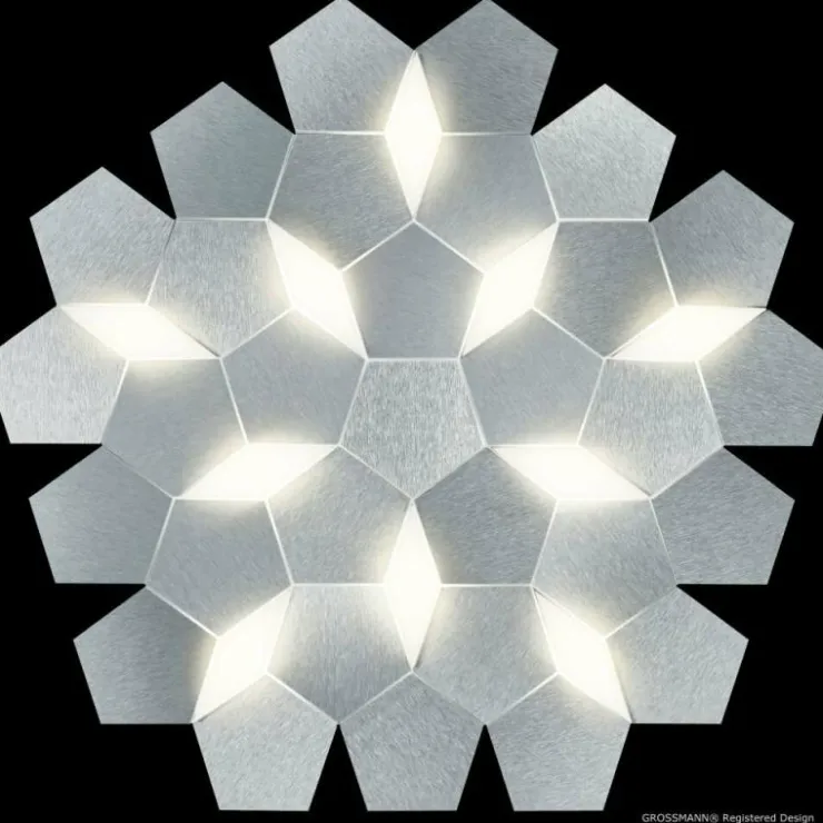 Luminaires Grossmann Éclairage Led|Applique murale Grossmann Karat LED Aluminium, 10 lumières