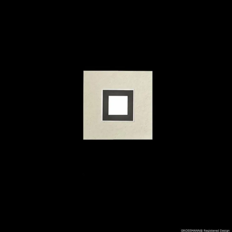 Luminaires Grossmann Appliques|Applique murale Grossmann KARREE LED Noir, 1 lumière