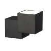 Luminaires Grossmann Éclairage Led|Applique murale Grossmann ROCKS LED Noir, 2 lumières