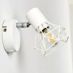hofstein Spots Et Projecteurs|Applique murale Gullspang Blanc, 1 lumière