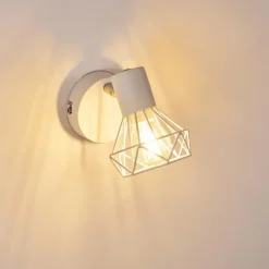 hofstein Spots Et Projecteurs|Applique murale Gullspang Blanc, 1 lumière