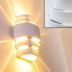 hofstein Appliques|Applique murale Handan Blanc, 1 lumière