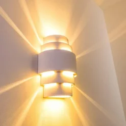 hofstein Appliques|Applique murale Handan Blanc, 1 lumière