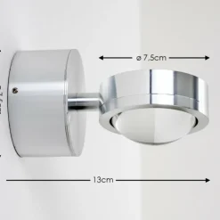 hofstein Éclairage Led|Applique murale Harare LED Aluminium, 1 lumière