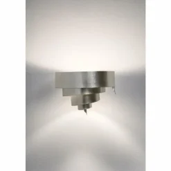 Luminaires Holländer Appliques|Applique murale Holländer BANDEROLE RECHTS Argenté, 1 lumière