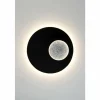 Luminaires Holländer Appliques|Applique murale Holländer LUNA RUND GROSS LED Brun, Noir, Argenté, 1 lumière