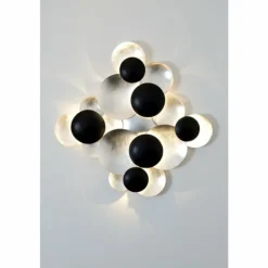 Luminaires Holländer Éclairage Led|Applique murale Holländer BOLLADARIA LED Noir, Argenté, 9 lumières