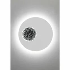 Luminaires Holländer Éclairage Led|Applique murale Holländer LUNA LED Argenté, Blanc, 2 lumières