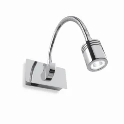 Luminaires Ideallux Éclairage Led|Applique murale Ideal Lux DYNAMO LED Chrome, 1 lumière