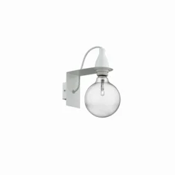Luminaires Ideallux Appliques|Applique murale Ideal Lux MINIMAL Blanc, 1 lumière