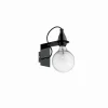 Luminaires Ideallux Appliques|Applique murale Ideal Lux MINIMAL Noir, 1 lumière