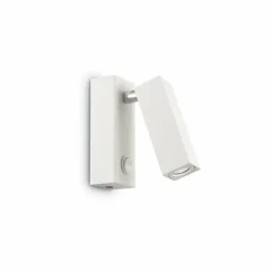 Luminaires Ideallux Éclairage Led|Applique murale Ideal Lux PAGE LED Blanc, 1 lumière
