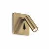 Luminaires Ideallux Appliques|Applique murale Ideallux LITE LED Laiton, 1 lumière