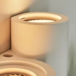 hofstein Appliques|Applique murale Ililai Blanc, 4 lumières