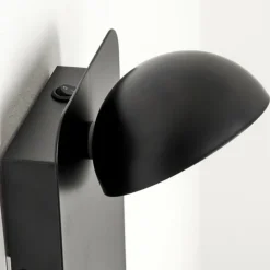 hofstein Éclairage Led|Applique murale Inkeroinen LED Noir, 1 lumière