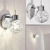 hofstein Appliques|Applique murale Kalipuro Chrome, 1 lumière