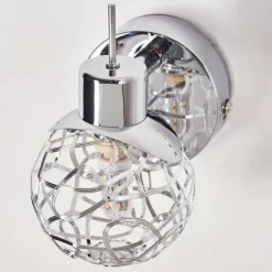 hofstein Appliques|Applique murale Kalipuro Chrome, 1 lumière