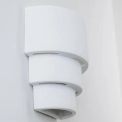 hofstein Appliques|Applique murale Karatschi Blanc, 1 lumière