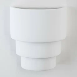 hofstein Appliques|Applique murale Karatschi Blanc, 1 lumière