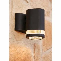 Luminaires Konstsmide Appliques|Applique murale Konstmide MODENA Noir