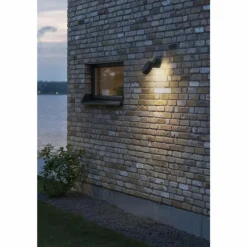 Applique murale Konstsmide Vicenza LED Noir, 1 lumière