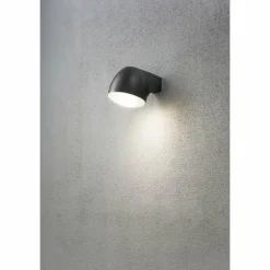 Applique murale Konstsmide Ferrera LED Noir, 1 lumière