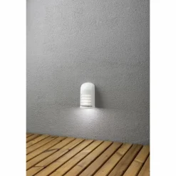 Applique murale Konstsmide Prato 3 piles C (non incluses) LED Blanc, 1 lumière, Détecteur de mouvement