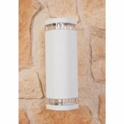 Applique murale Konstsmide Blanc, 2 lumières