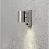 Applique murale Konstsmide Modena Acier inoxydable, 1 lumière, Détecteur de mouvement
