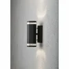 Applique murale Konstsmide Modena Noir, 2 lumières