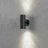 Applique murale Konstsmide Modena Noir, 2 lumières