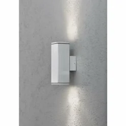 Applique murale Konstsmide Monza Aluminium, 2 lumières
