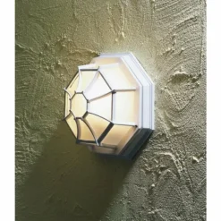 Applique murale Konstsmide Moranello Blanc, 1 lumière
