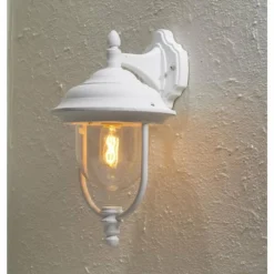 Applique murale Konstsmide Parma Blanc, 1 lumière