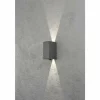 Applique murale Konstsmide Cremona LED Anthracite, 2 lumières