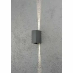 Applique murale Konstsmide Cremona LED Anthracite, 2 lumières