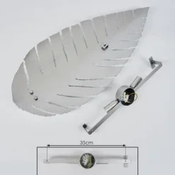 Luminaires Holländer Appliques|Applique murale Krokom Argenté, 2 lumières