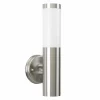 Applique murale KS Verlichting Lech Acier inoxydable, 1 lumière