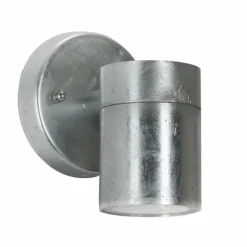 Applique murale KS Verlichting Down Acier inoxydable, 1 lumière