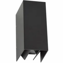 Applique murale KS Verlichting Channel LED Noir, 2 lumières