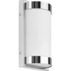 Applique murale LCD Esens LED Acier inoxydable, 1 lumière, Détecteur de mouvement