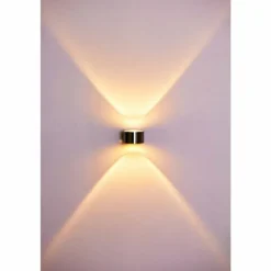 Applique murale LCD Fehmarn Acier inoxydable, 1 lumière