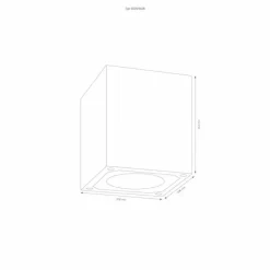 Applique murale LCD Typ 5024 LED Blanc, 2 lumières