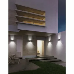 Applique murale LCD Typ 5026 LED Acier inoxydable, 2 lumières