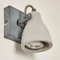 hofstein Appliques|Applique murale Lomma Gris, 1 lumière
