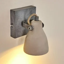 hofstein Appliques|Applique murale Lomma Gris, 1 lumière