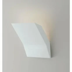 Luce Design Appliques|Applique murale Montblanc peut être peint avec de la peinture ordinaire, Blanc, 1 lumière